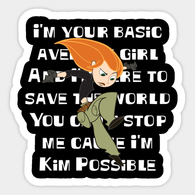 Kim Possible 2.0 Sticker by FoxtrotDesigns